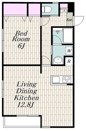 ビューパレス富士見ヶ丘B棟の物件間取画像